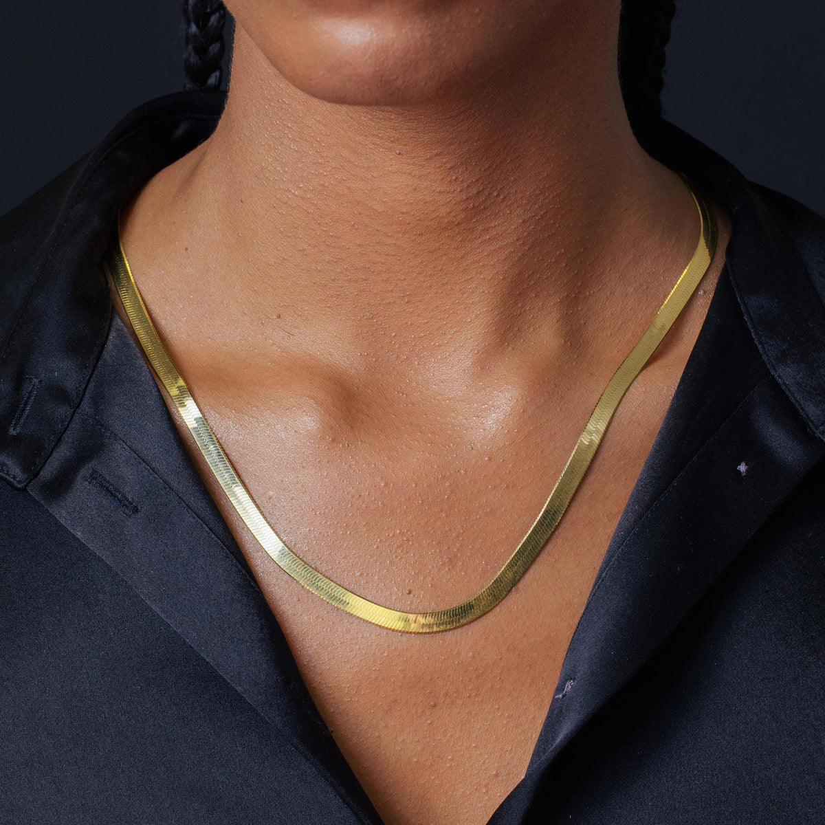 925 Sterling Silver Herringbone Chain or Bracelet