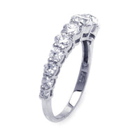 Silver 925 Rhodium Plated CZ Ring - STR00218